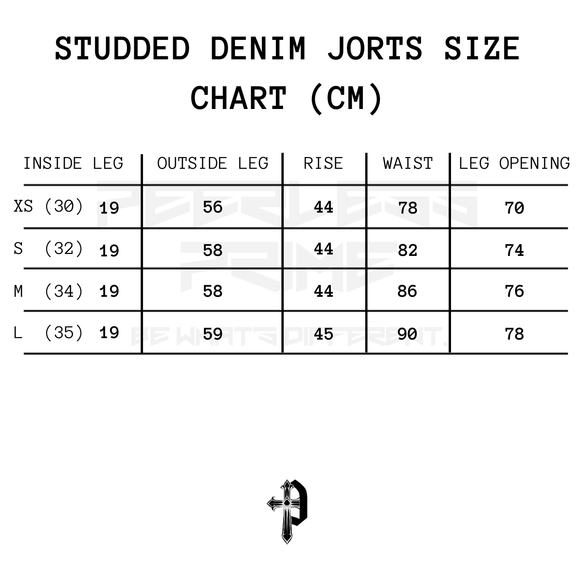 Studded Logo Frayed Denim Jorts