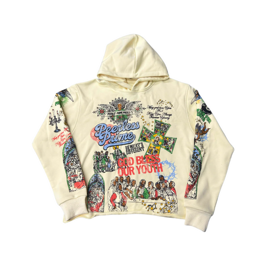 "Bless Our Youth" Allover Hoodie