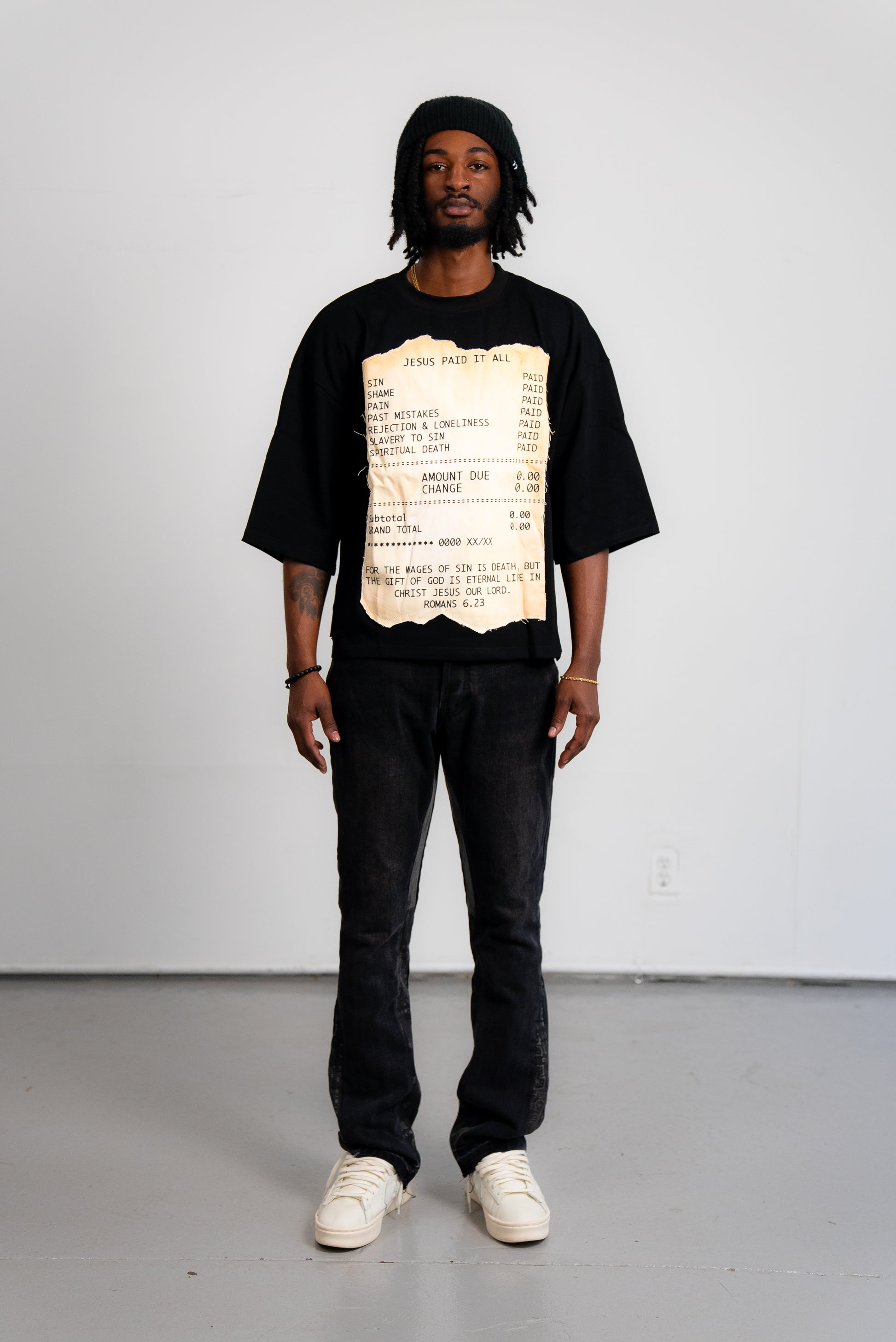 "Debt Free" Receipt Destroyed Tee