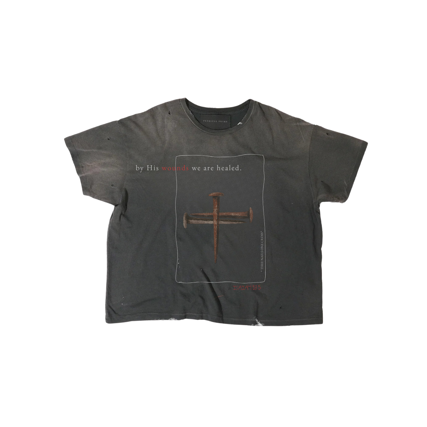 SALVATION TOUR TEE - WASHED BLACK